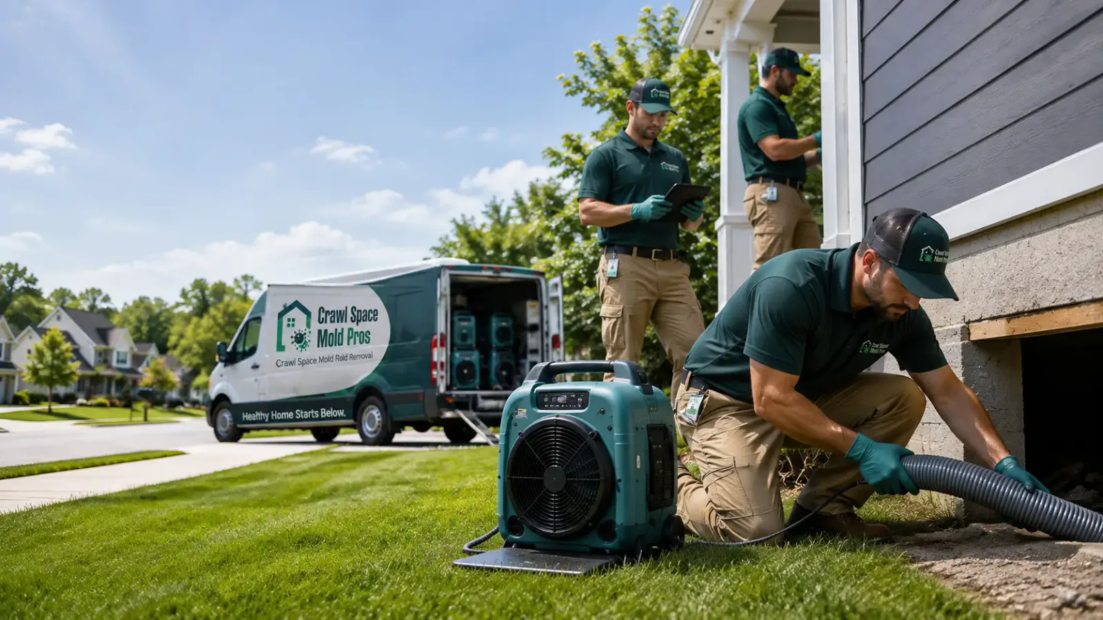 Crawl Space Mold Removal in Grandview, TX